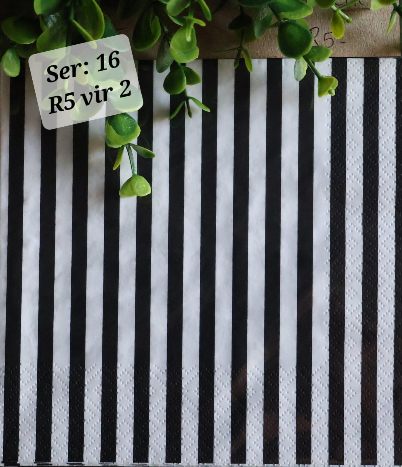 Black and White Stripes Thin