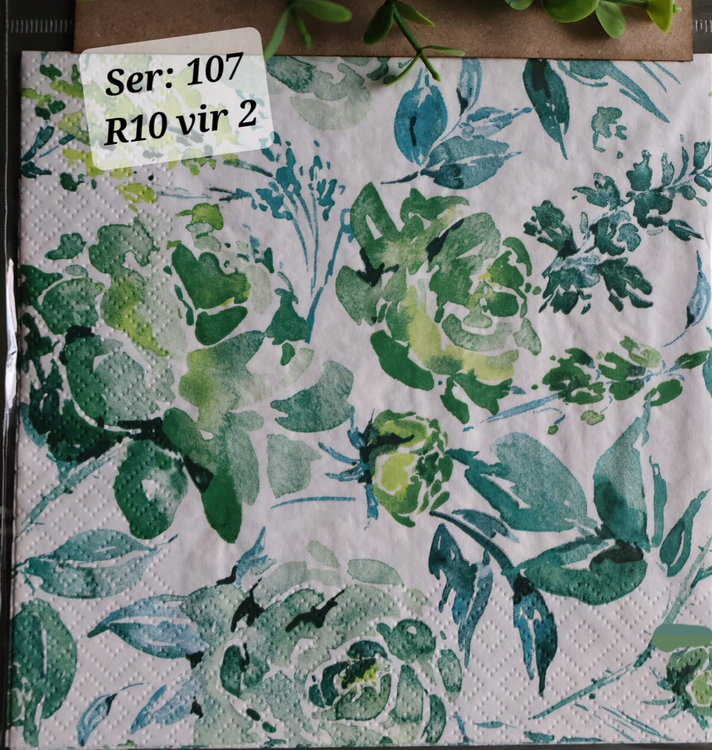 Green Blue Flowers